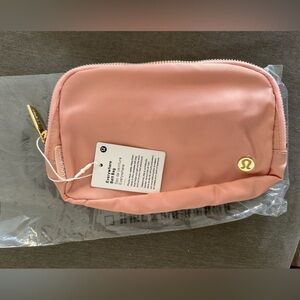 NWT Lululemon Deko Pink and Gold Everywhere Belt Bag